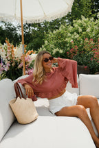 Terracotta Illa Blouse