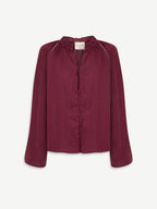 Burgundy Janelle Blouse