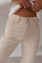 Beige Solan Jeans