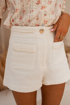 Ecru Adrian Shorts