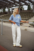 Beige Dadi Jeans