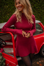 Burgundy Yseult Dress