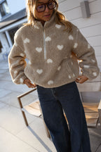 Beige Carmen Fleece Jacket