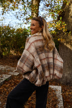 Beige Checkered Dawson Jacket