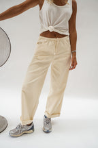 Beige Davy Jeans