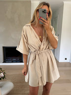 Beige Nellie Dress