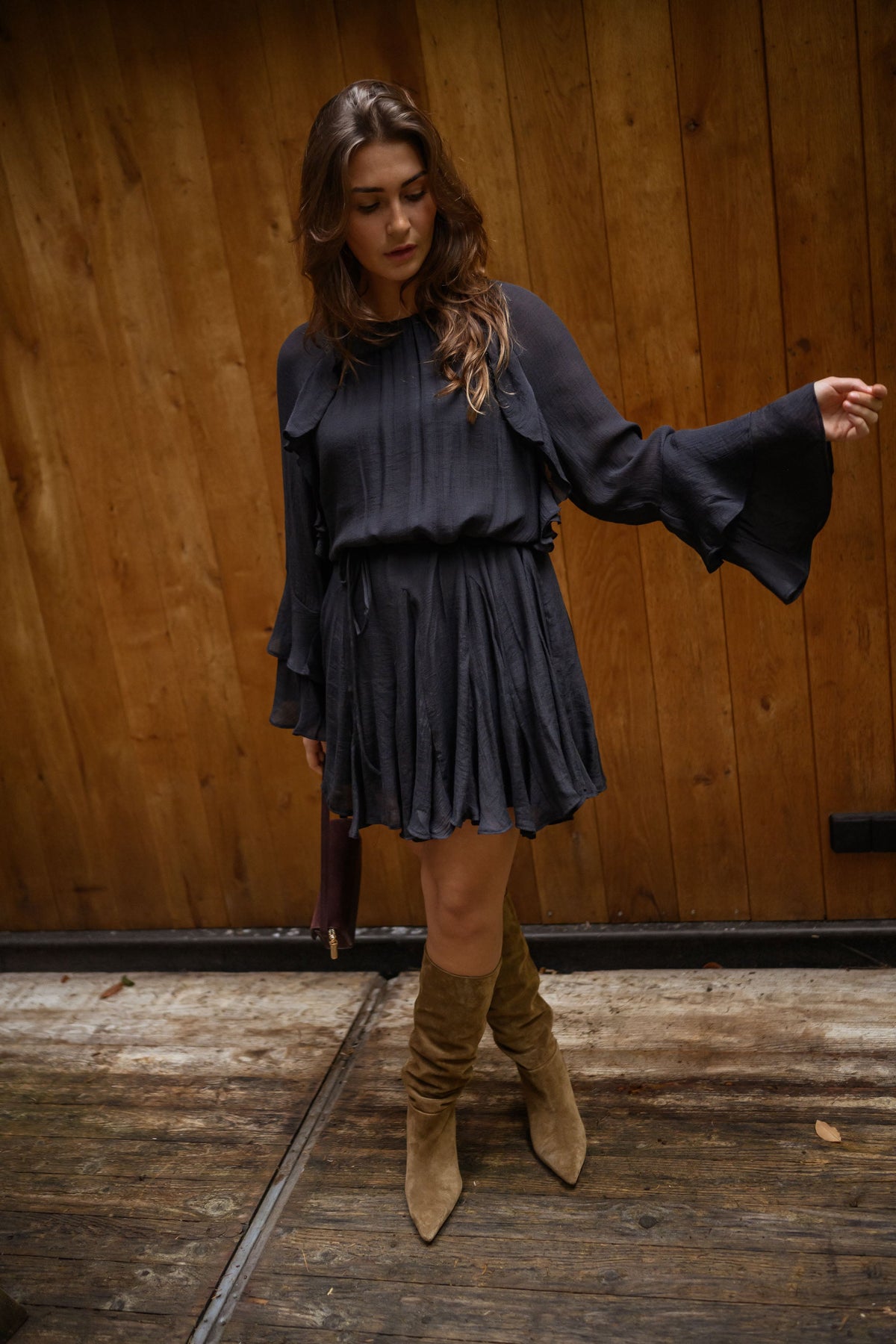 Black Audrina Dress