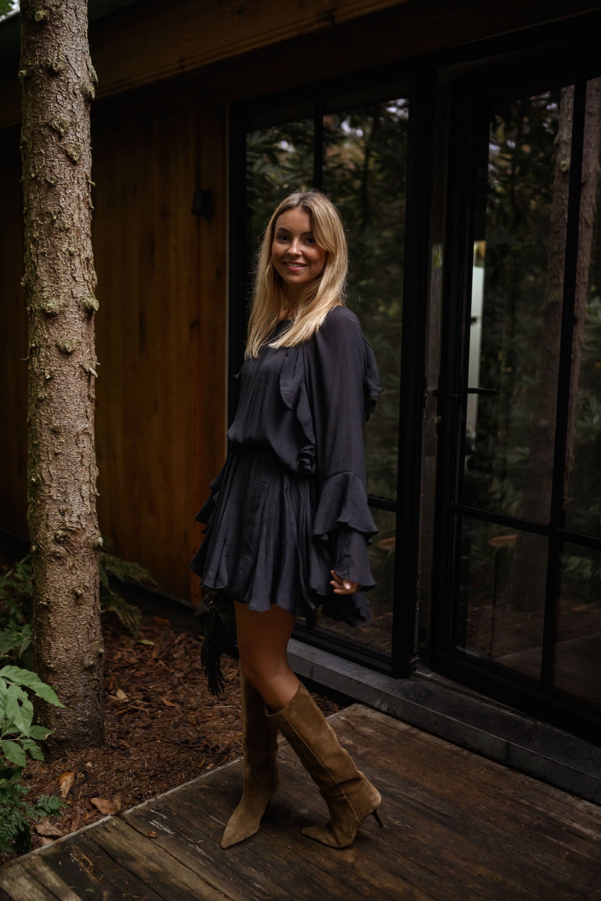 Black Audrina Dress
