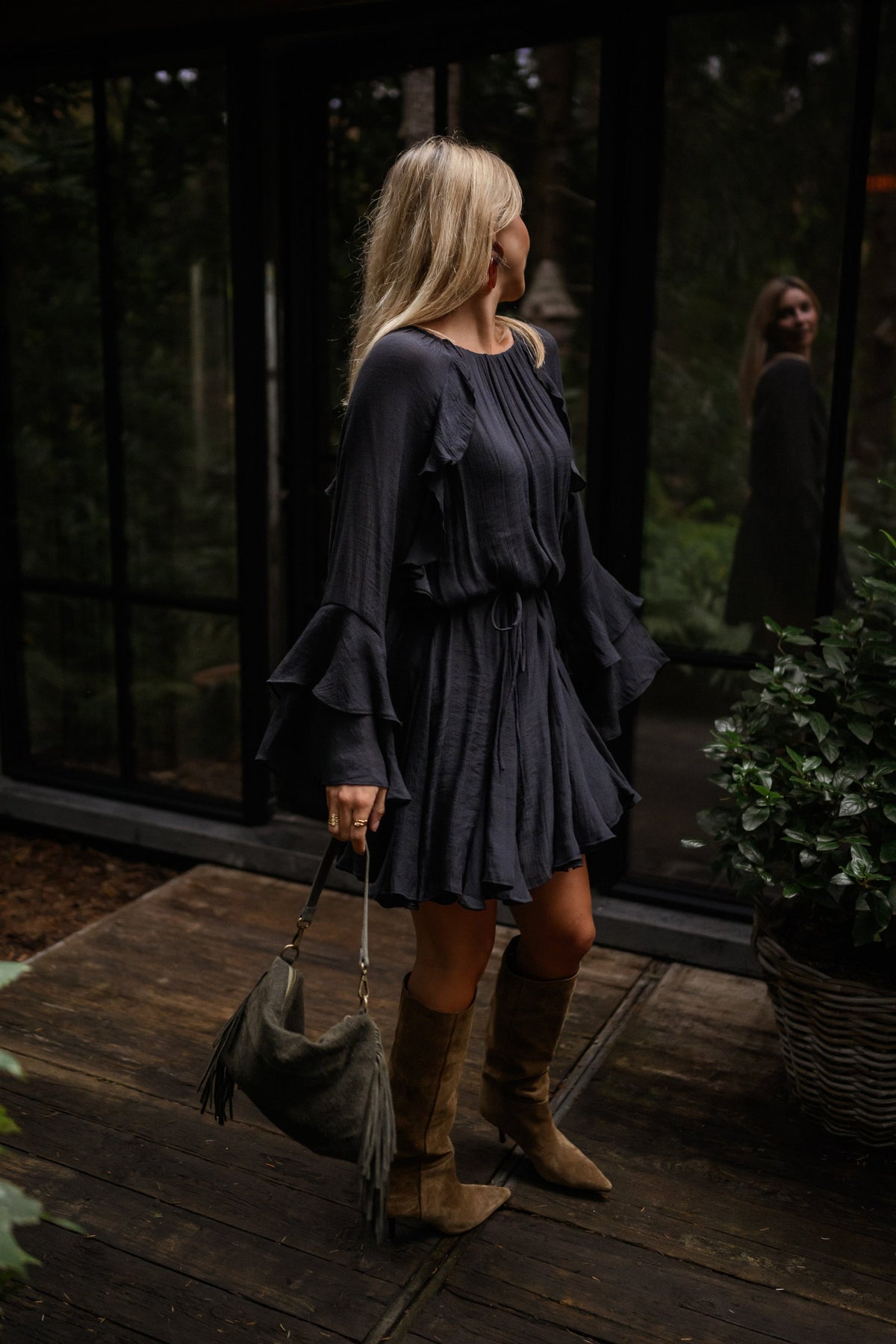 Black Audrina Dress