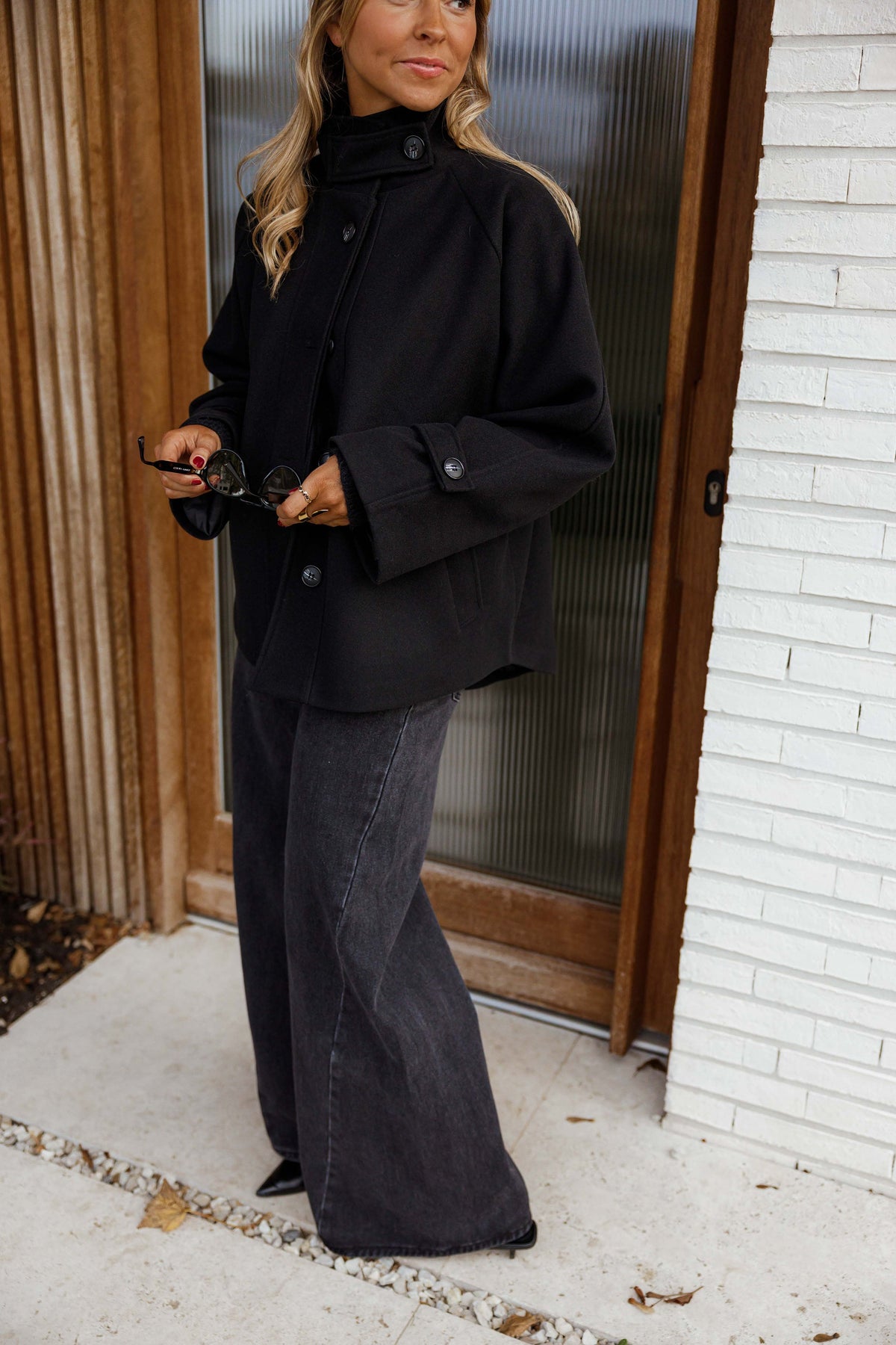 Black Gerald Coat