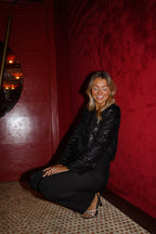 Black Ondine Blouse