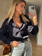Black Ryme Blouse