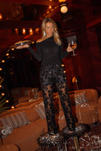 Black Sparkle Alizee Blouse