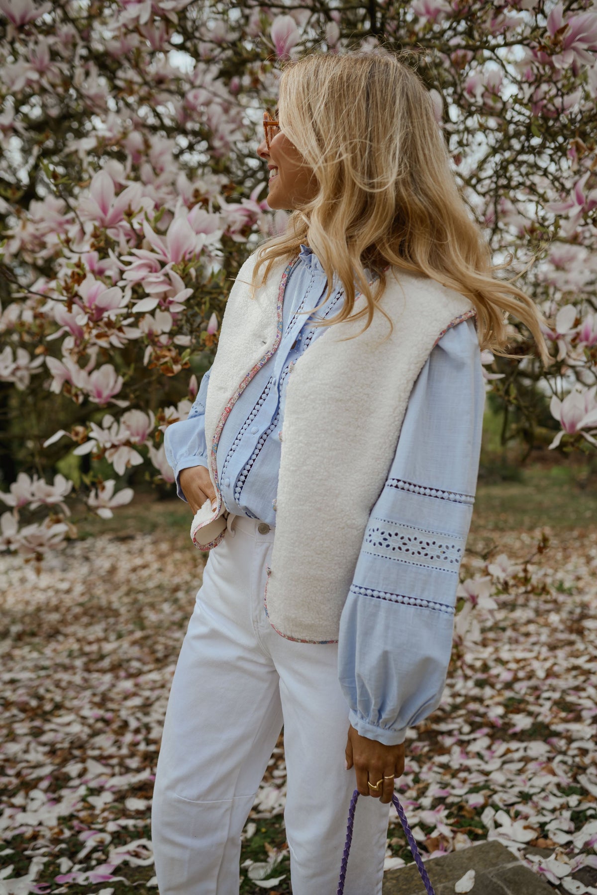 Blue Grain Blouse