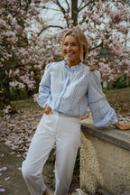 Blue Grain Blouse