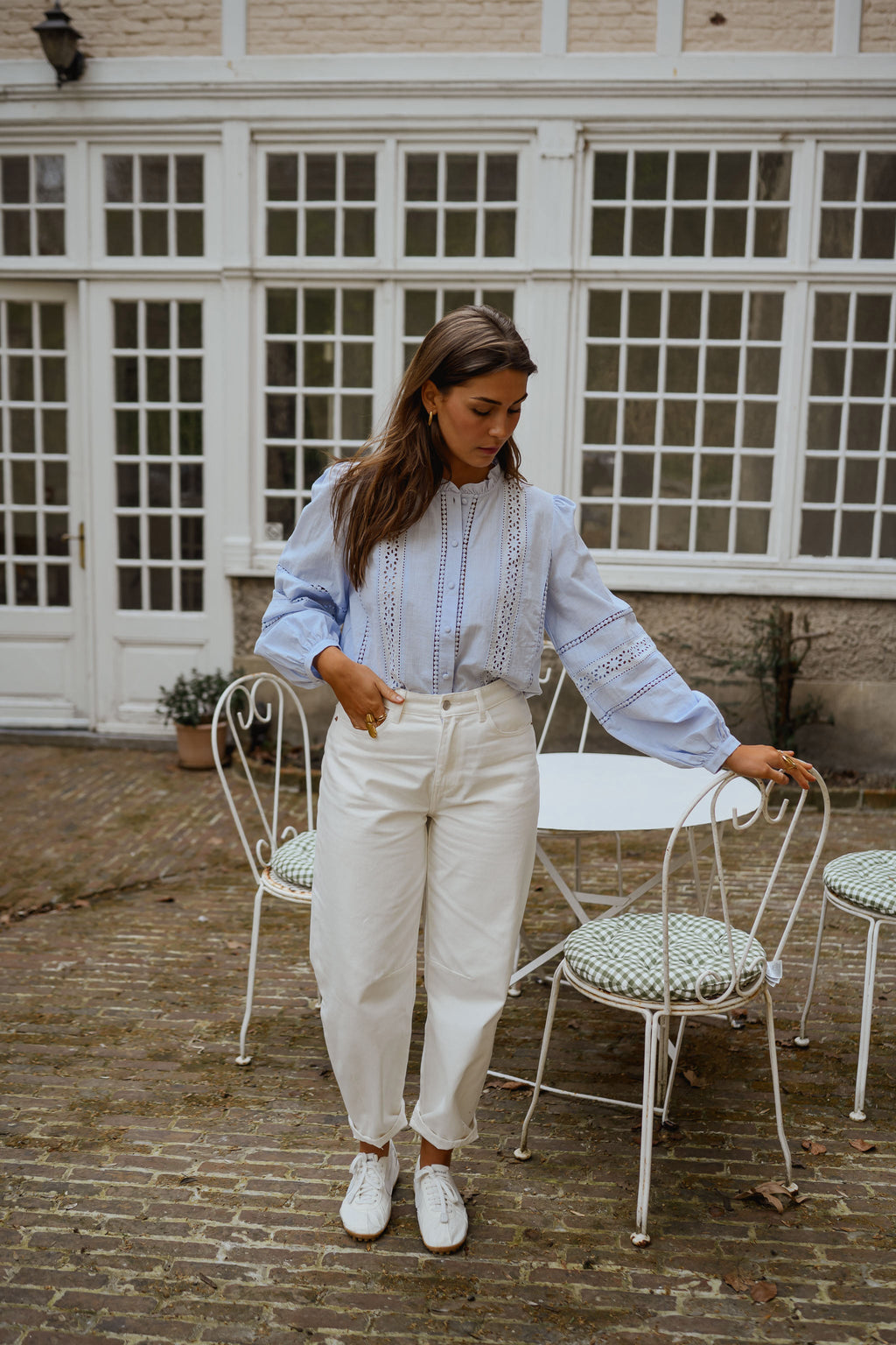 Blue Grain Blouse
