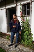 Blue Marlise Coat