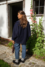 Blue Marlise Coat