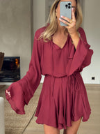 Brick Zora Dress