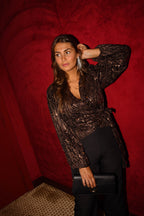 Brown Anabel Blouse