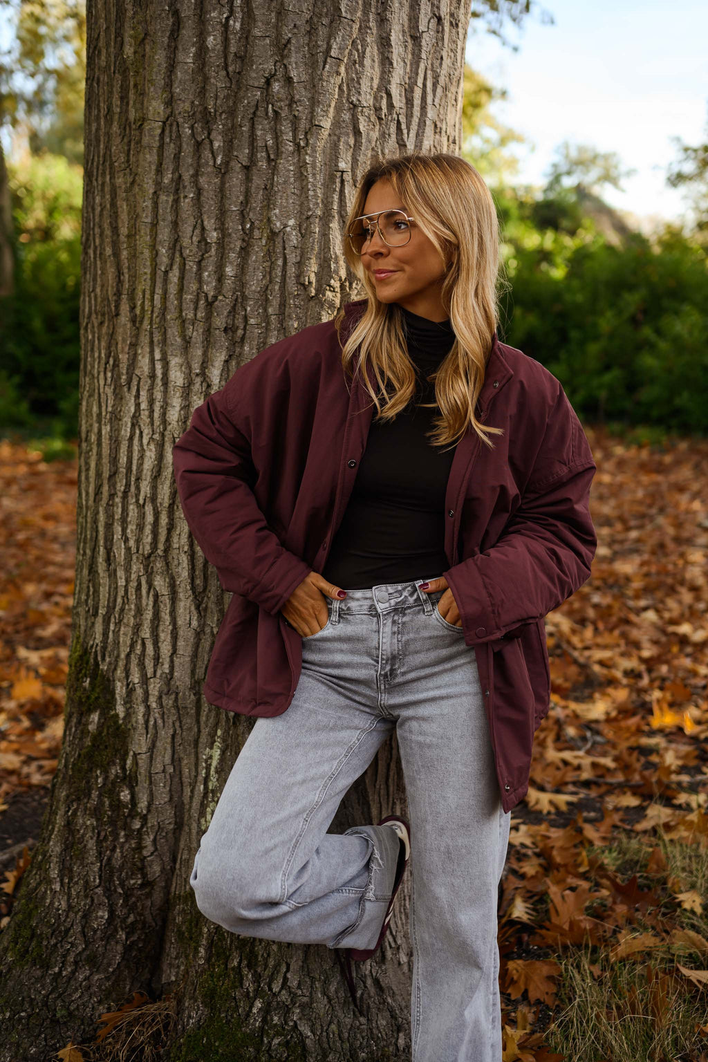 Burgundy Clio Coat