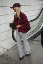 Burgundy Dave Jacket