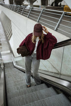 Burgundy Dave Jacket