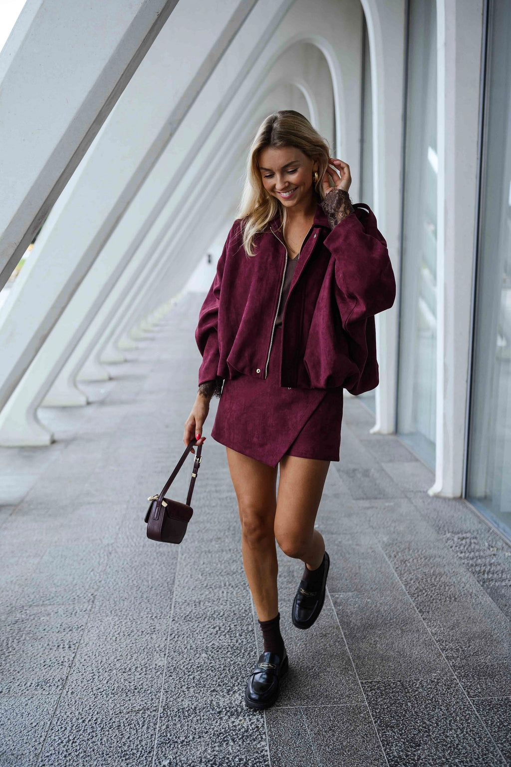Burgundy Dave Jacket