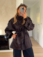 Burgundy Rachelle Jacket