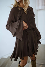 Chocolate Audrina Dress