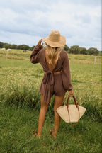 Chocolate Maisie Blouse