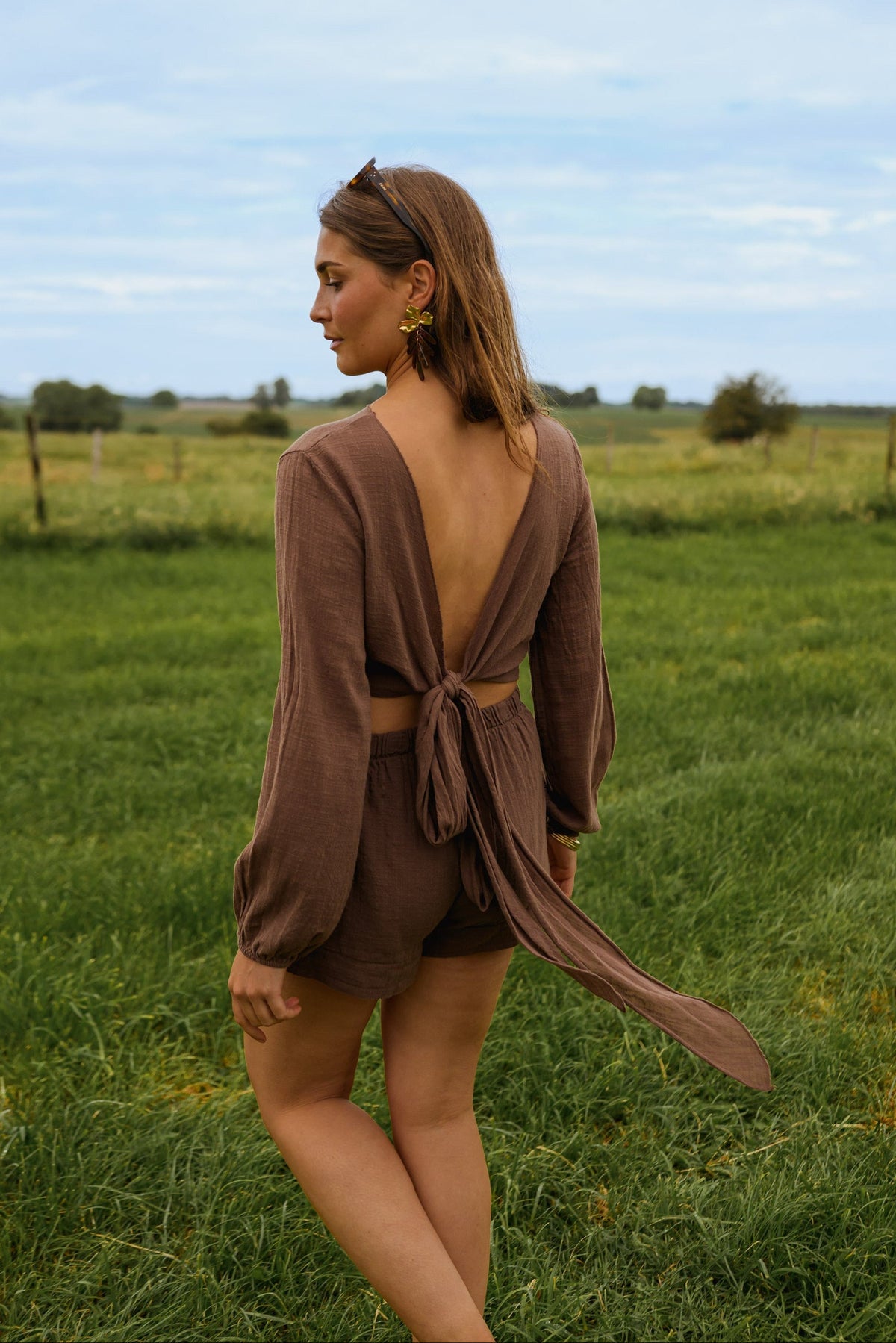 Chocolate Maisie Blouse