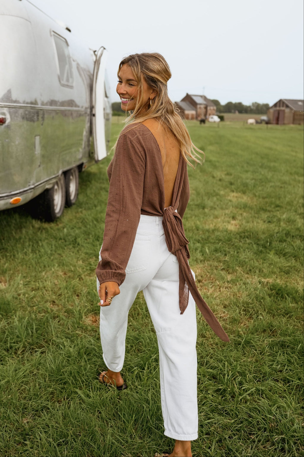 Chocolate Maisie Blouse