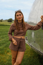 Chocolate Maisie Blouse