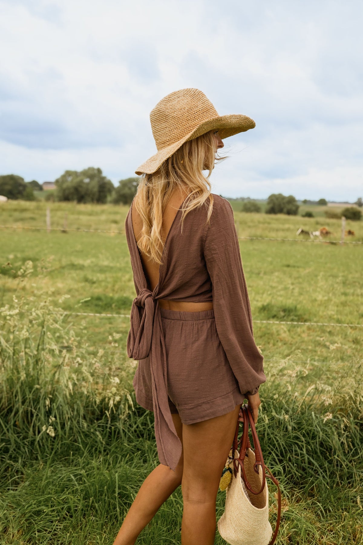Chocolate Maisie Blouse