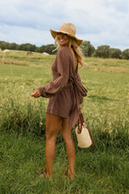 Chocolate Maisie Blouse
