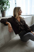 Chocolate Roxane Blouse