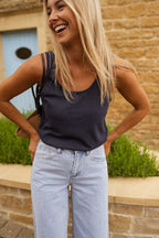 Dark Blue Bronx Top