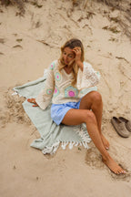 Ecru Crochet Nelia Blouse