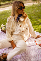 Ecru Denim Emilie Jacket