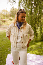 Ecru Denim Emilie Jacket