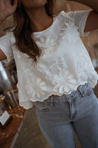 Ecru Ellea Blouse