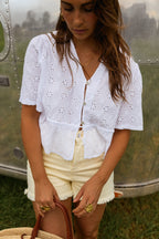 Ecru Harmony Blouse