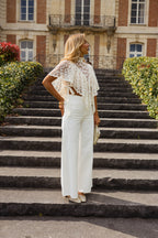 Ecru Lace Cathy Blouse