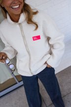 Ecru Marisa Fleece Jacket