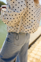 Ecru Polka Dot Alban Jacket