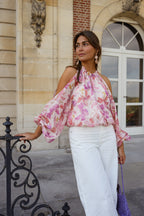 Floral Jeff Blouse
