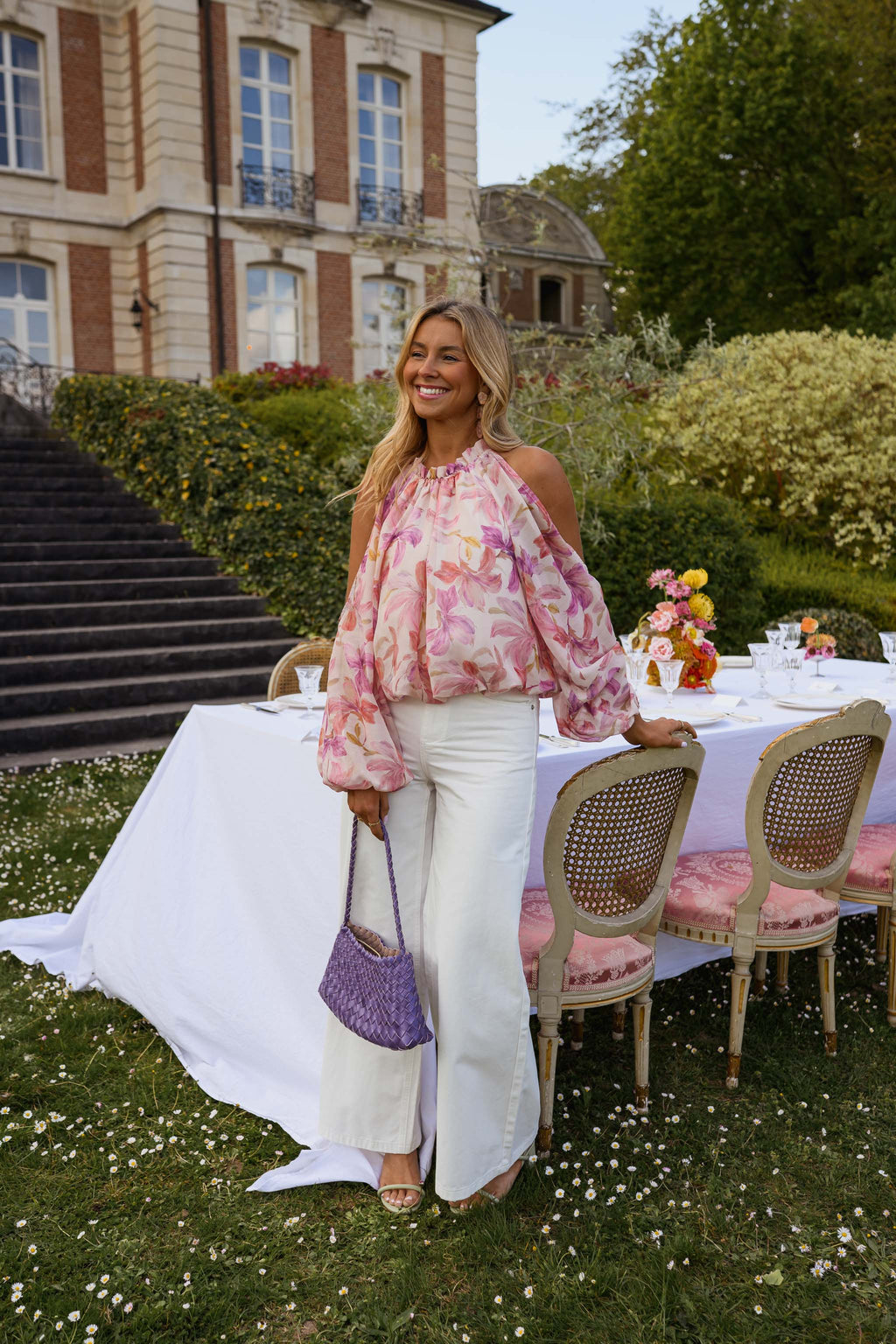 Floral Jeff Blouse