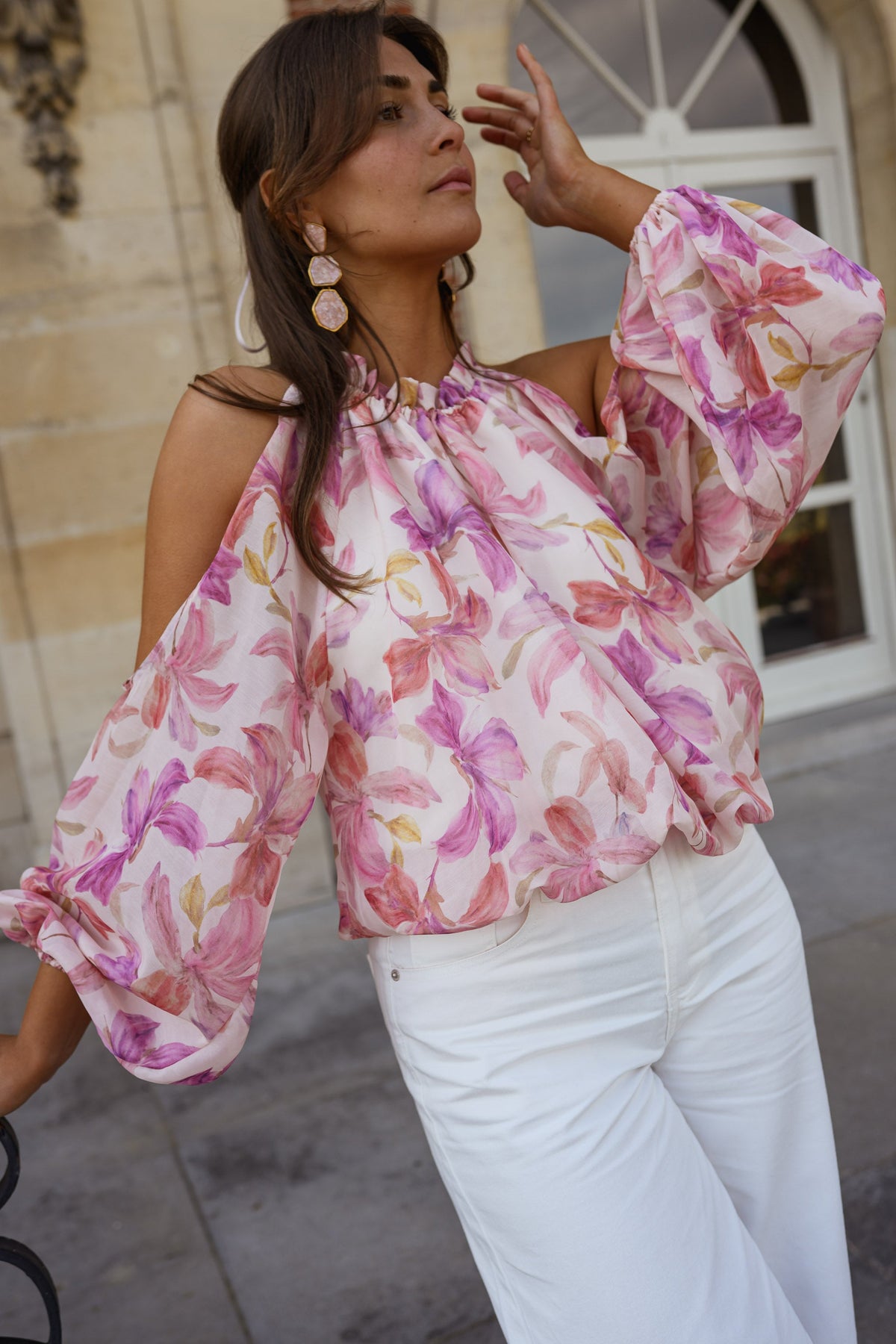 Floral Jeff Blouse
