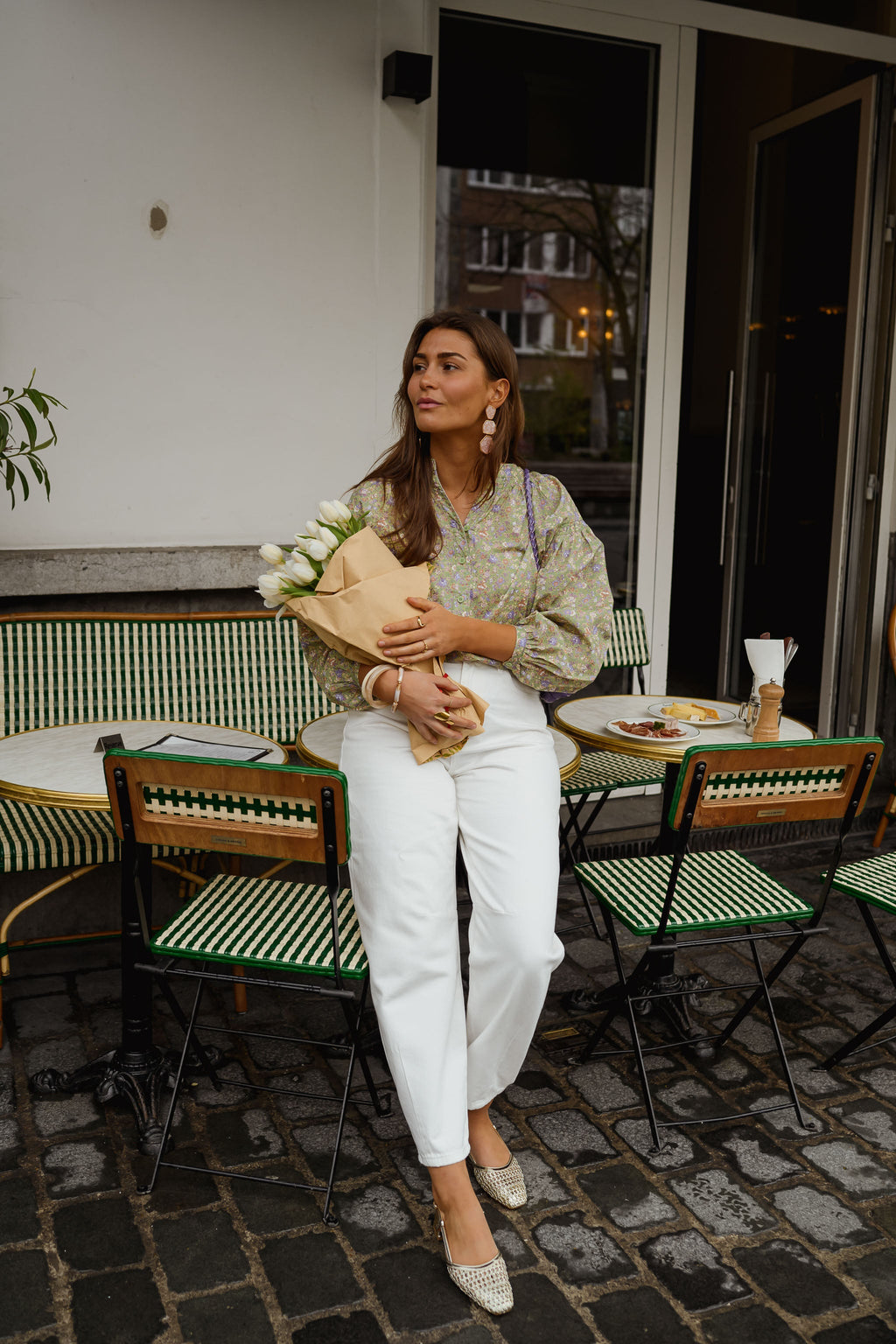 Green Floral Cadence Blouse